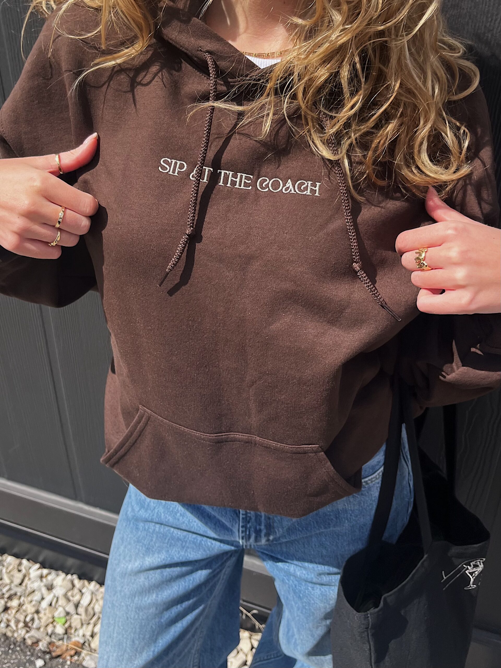 Espresso Sip At The Coach Hoodie
